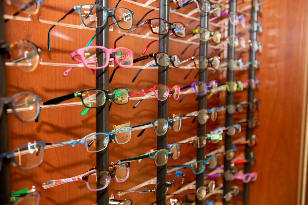 Glasses rack